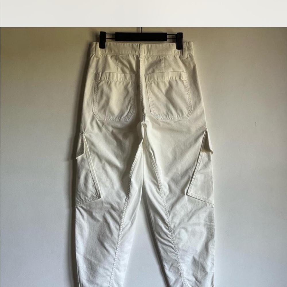 Madewell Off-White Cargo Pants with Utility Pockets